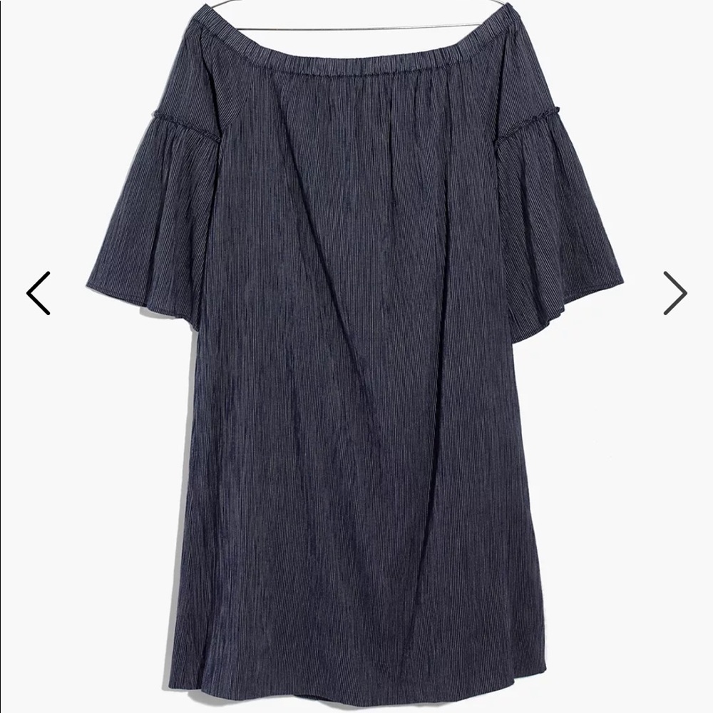 Madewell Off-the-Shoulder Bell-Sleeve Dress